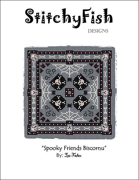 (image for) Spooky Friends Biscornu